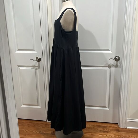 New! J.Crew Sweetheart tank dress with poplin skirt in Black Size 2X Pockets - Picture 10 of 16
